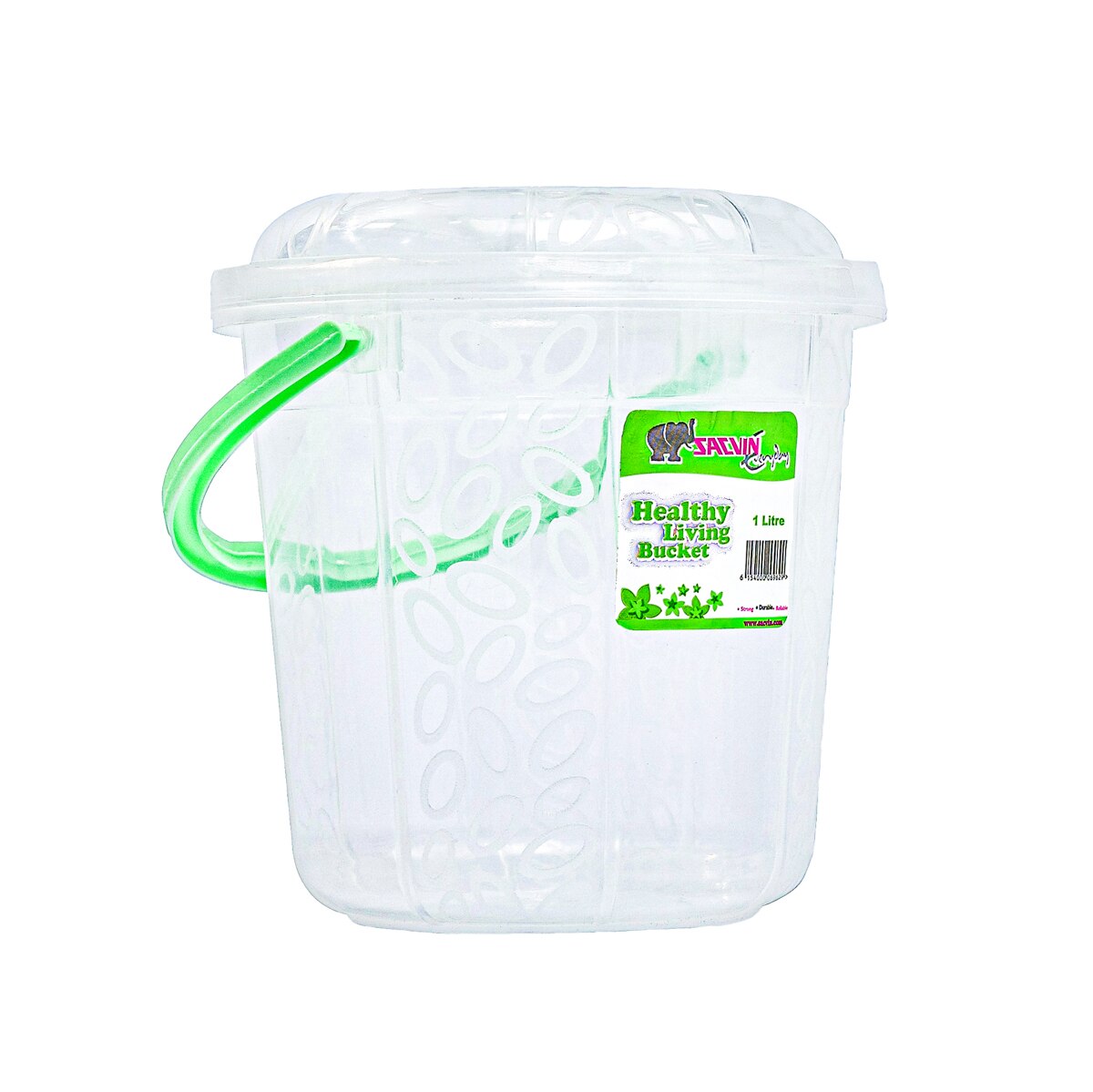 Sacvin Healthy Living Trans Bucket 3 Ltr Milky Way 6 Colour handles